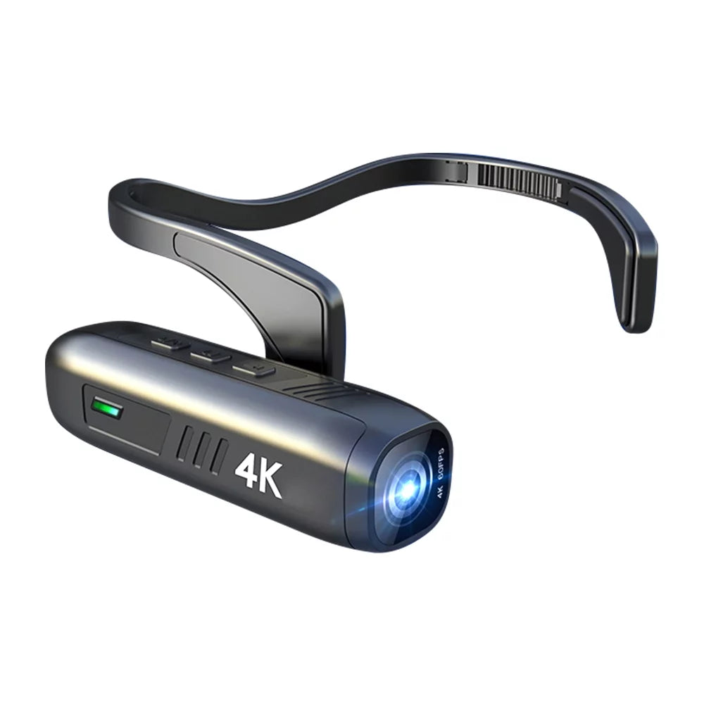 EP6 Recorder Video WiFi Wearable Camera Andoer Camcorder 4K Webcam 1080P Vlog Hands-Off Camera 60FPS Camera Camera FHD Head Mounted