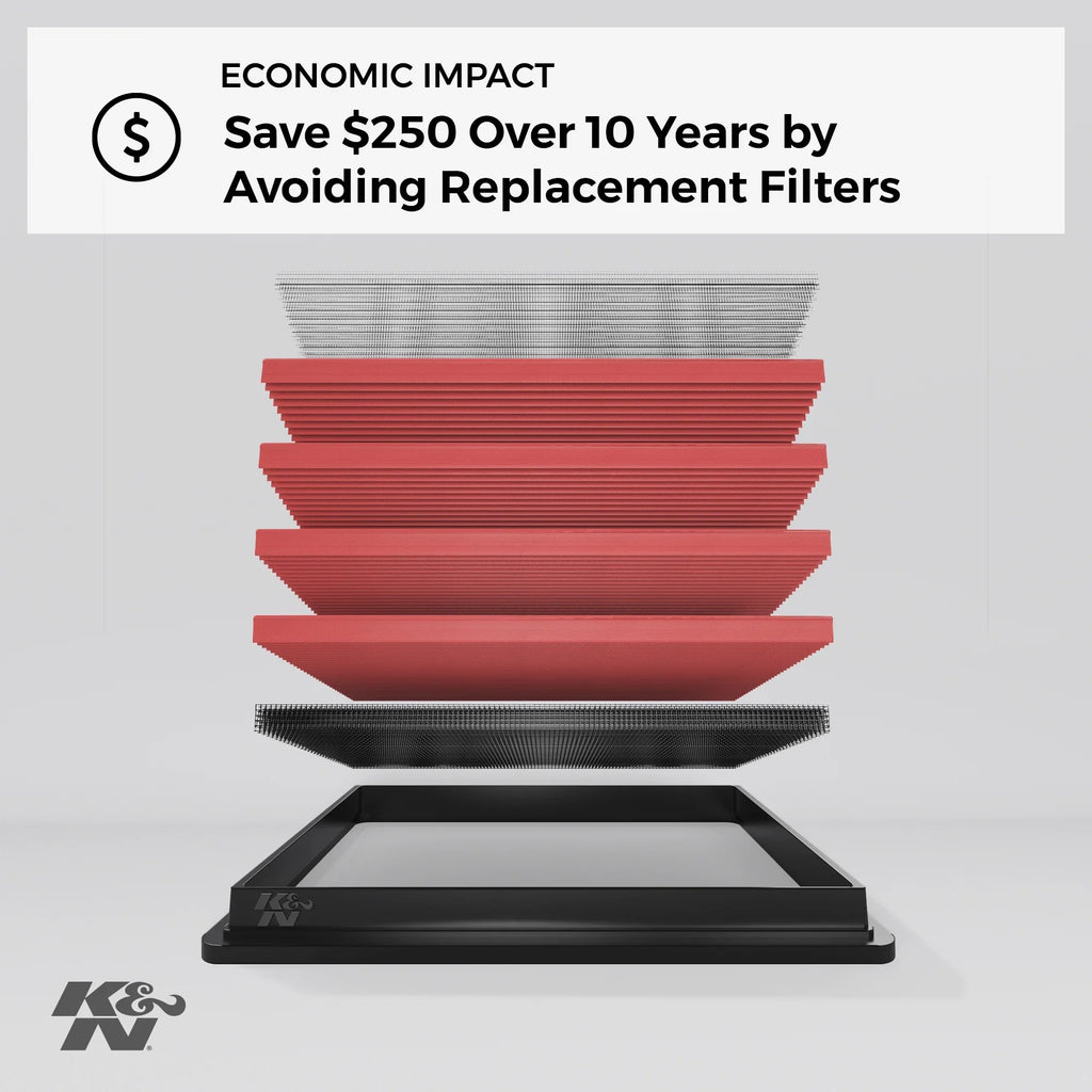 Engine Performance, K&N 33-2296 Torrent), Filter: 2005-2012 Equinox, Washable, Air Premium, Replacement Lucerne, DTS, (Malibu, Chevy/Buick/Cadillac/Pontiac Filter: G6, High