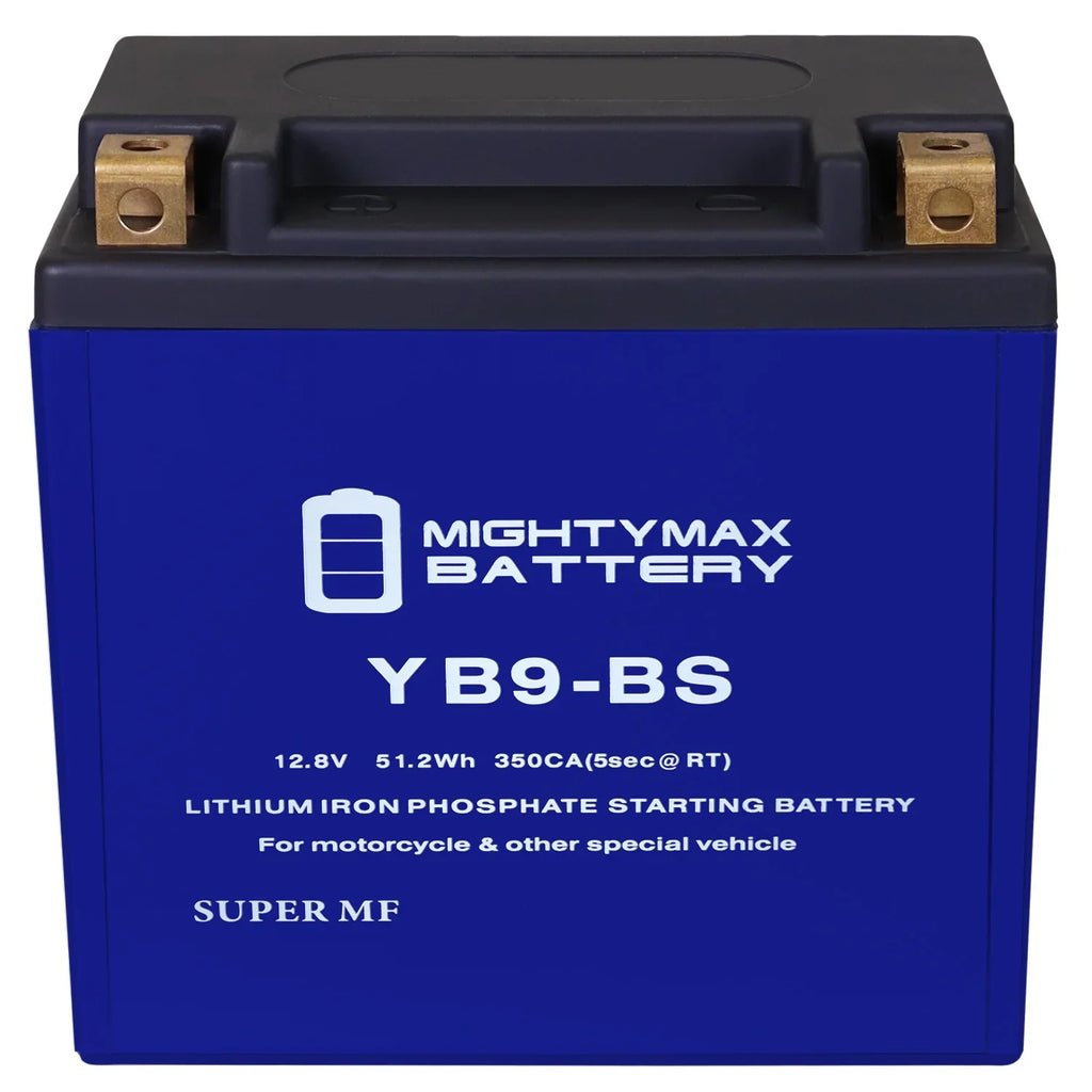 YB9-BS with E-Starter Pack Years All 125 Gilera - Compatible Lithium Replacement 8 XR2 Battery