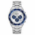Marine Star Bulova Quartz Stainless Steel Watch Chronograph Men's