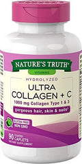 Collagen Count, Nature's C, with Caplets Truth Pack 90 1000 2 Mg Hydrolyzed Vitamin