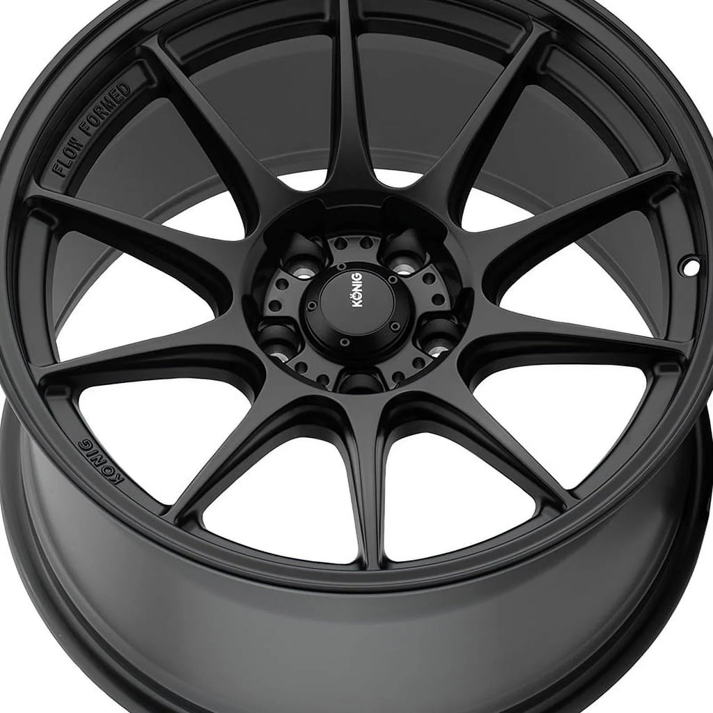 4x100 Konig Dekagram +45et 17x8 57B Semi-Matte Wheel