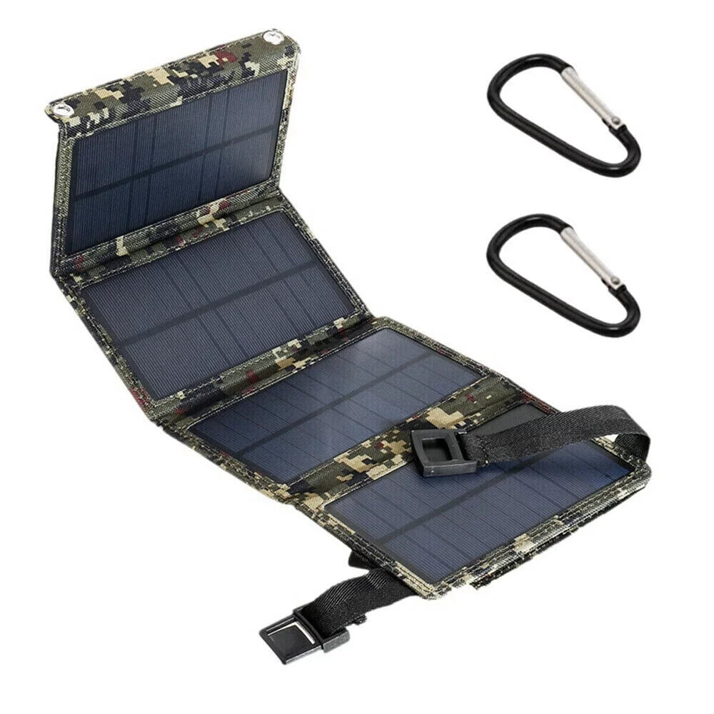 Outdoor Camping Hiking Phone Paddsun Charger Folding USB Power Solar Bank Panel 80W
