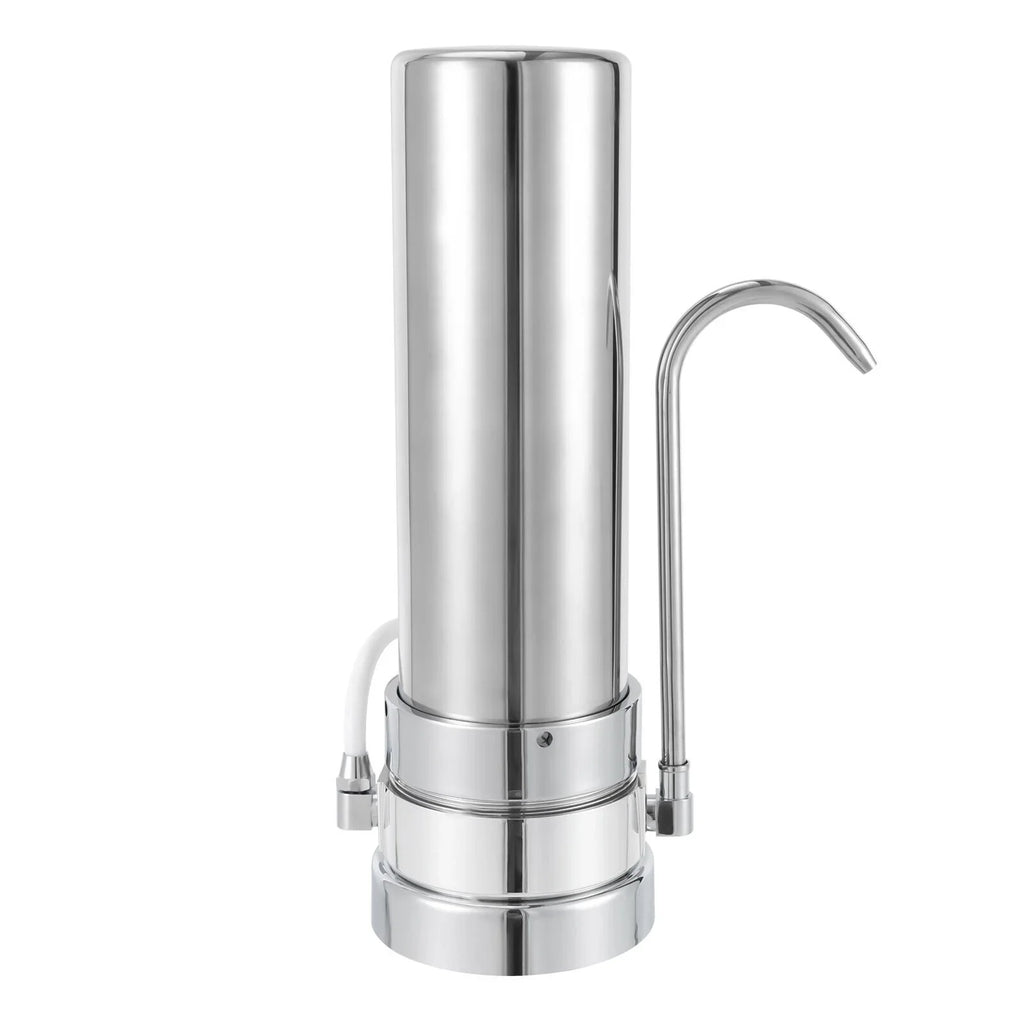 Stainless Silver Drinking Tap Filter Water System Sink Filtration Countertop Filter