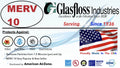 '- Filter Air - Filter (Pack Glasfloss 10 Air Air Furnace The Office USA. - HVAC 12) MERV Made or - 18x36x2 AC or Pleated - Filter of 2" Home In -