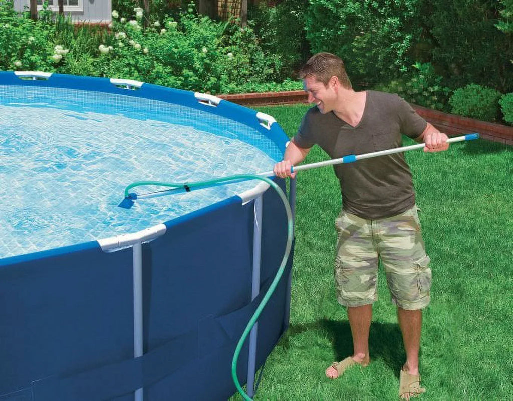 Cleaning Pump Intex with Swimming Filter Kit Pool Pack) Pool and Metal (2 Frame