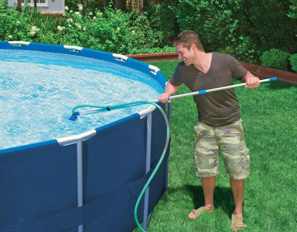 Cleaning Pump Intex with Swimming Filter Kit Pool Pack) Pool and Metal (2 Frame