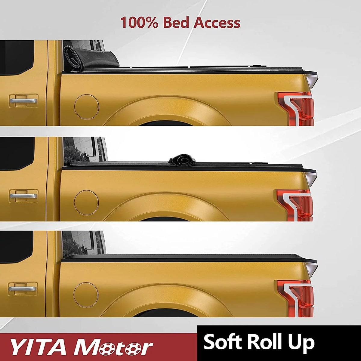 Roll Frontier 2005-2023 5 Bed Truck Truck compatible with Lamp Up Soft ft Cover with Bed Tonneau Ledkingdomus Top Nissan
