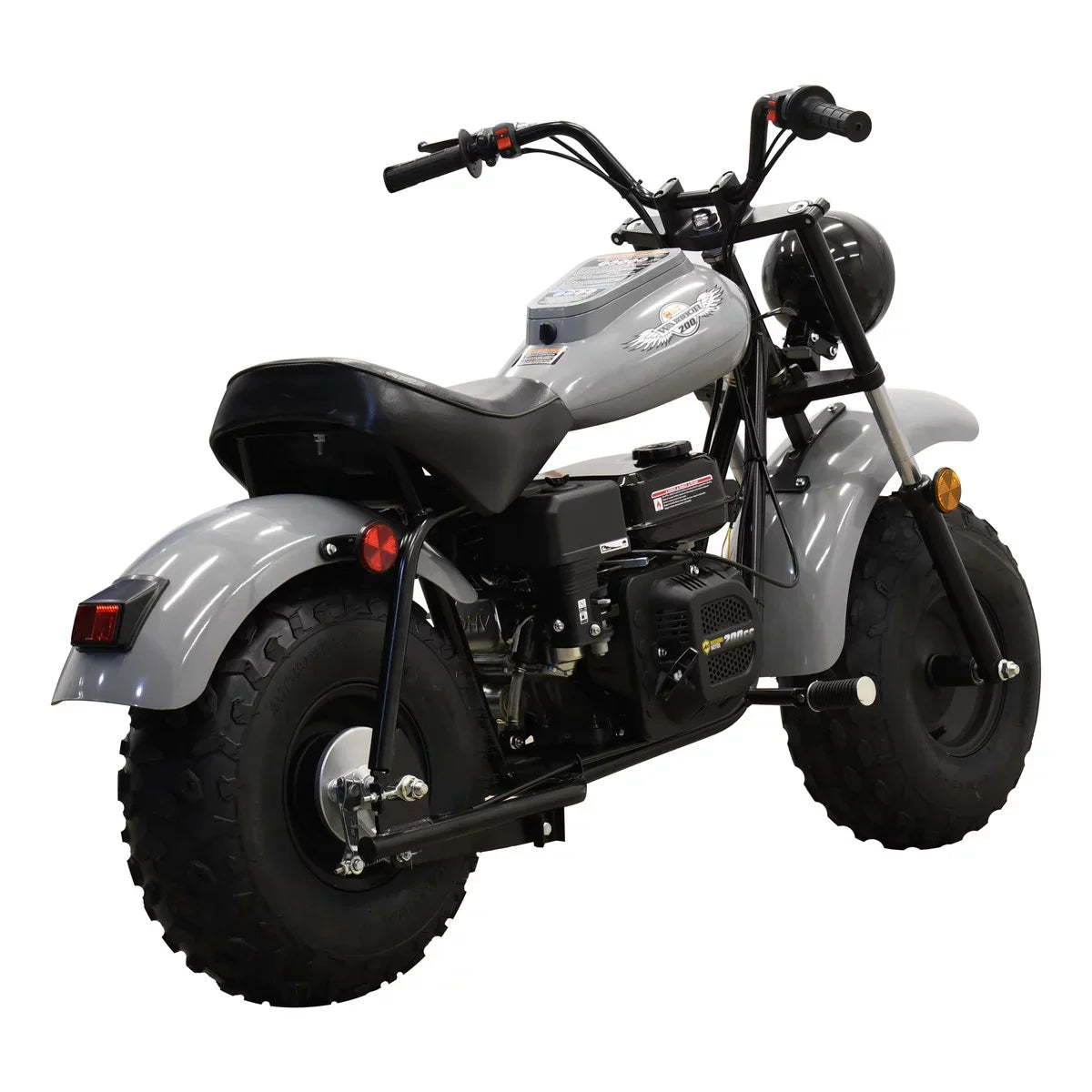 MB200 Massimo 200cc Motor Bike Motorcycle Mini Powered Gas 6.5HP (Gray)
