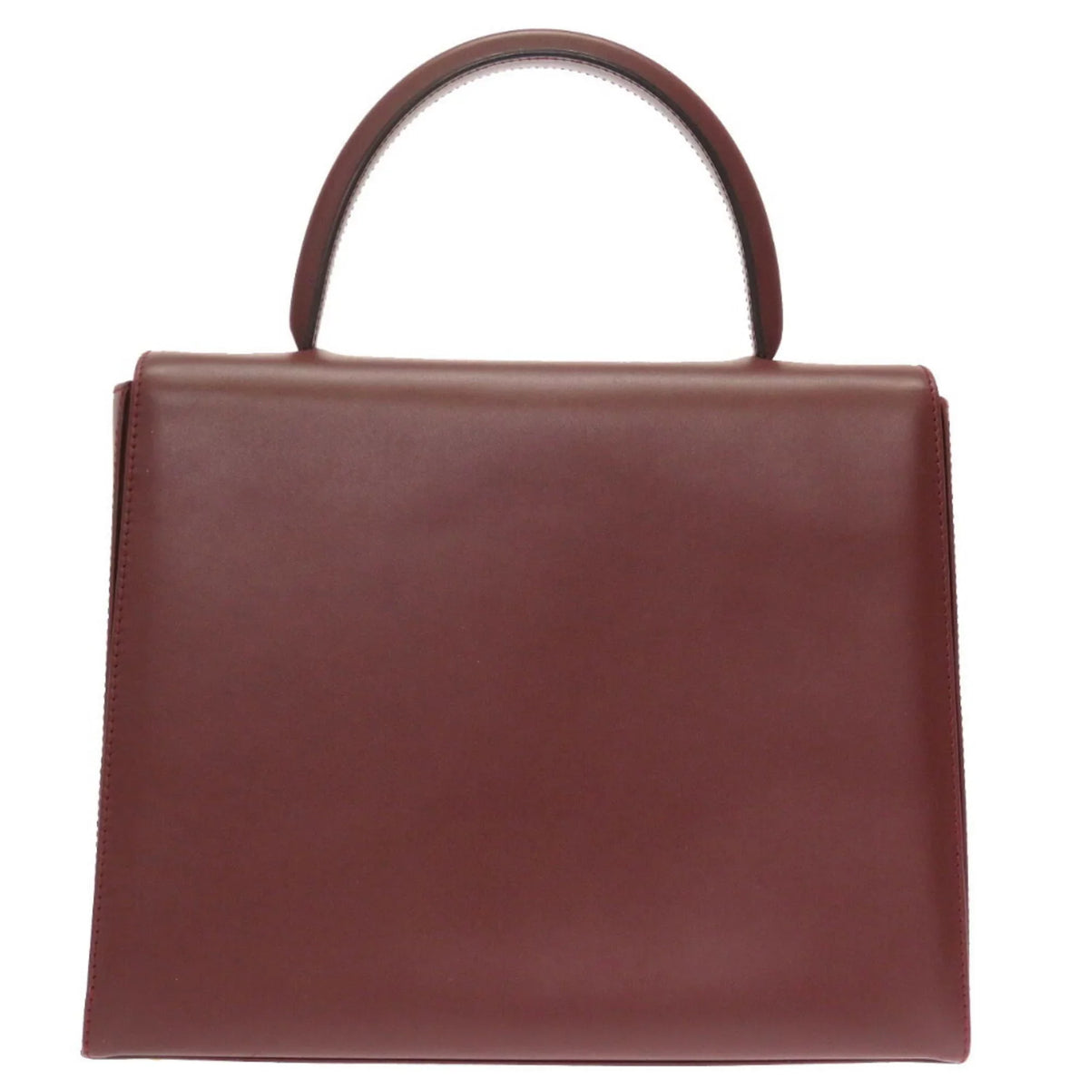 red line Cartier (Good) handbag must Pre-Owned bordeaux leather