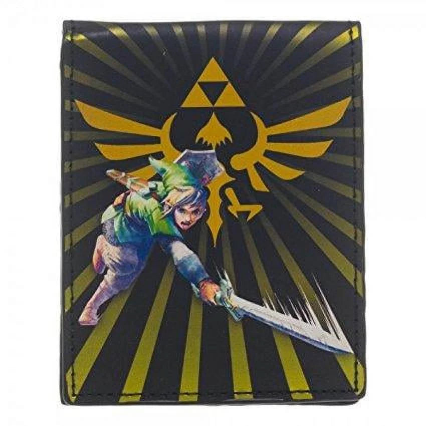 Nintendo Emblem Wallet Zelda Burst Triforce Link
