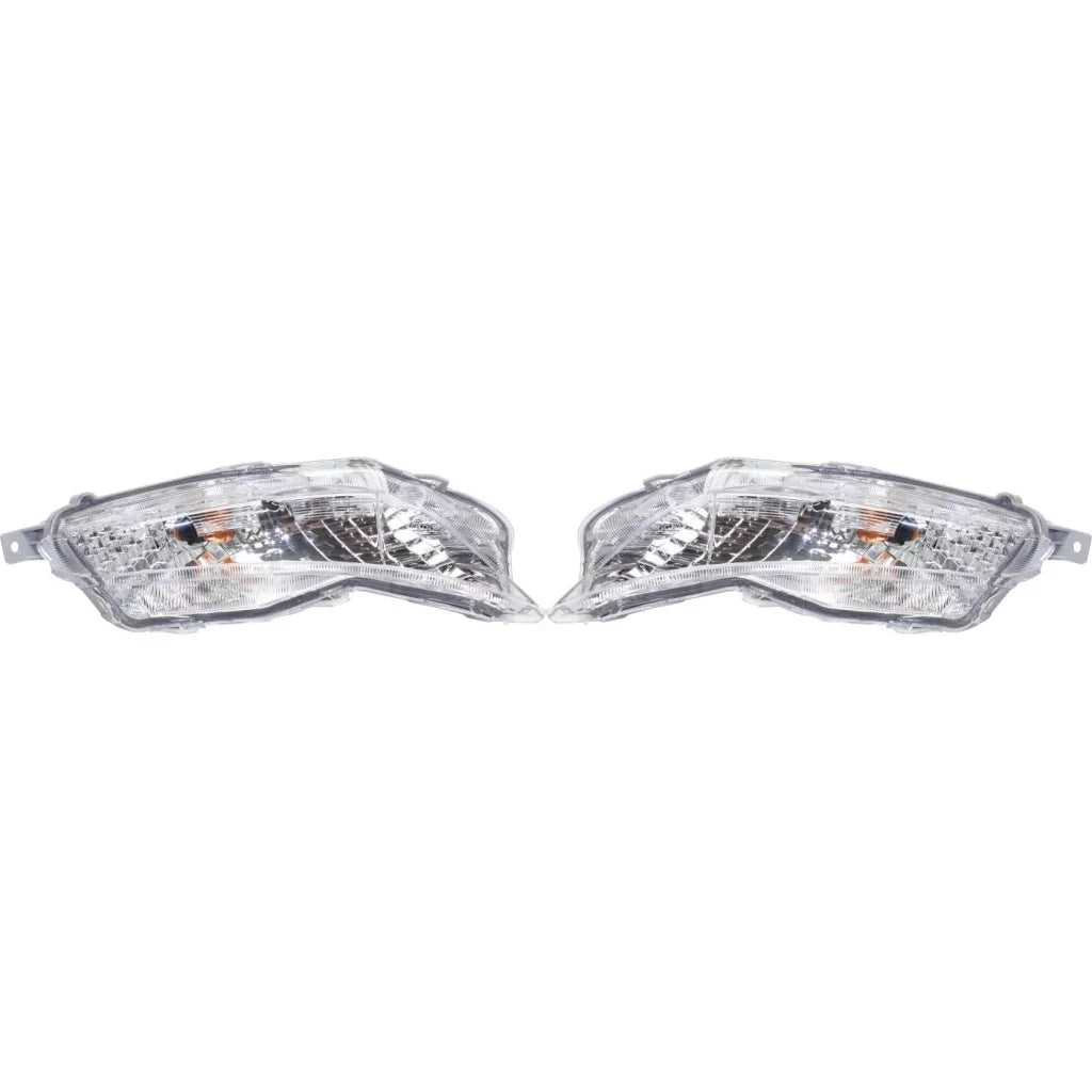 2016 Signal Toyota Certified / TO2530153 Corner Light Camry Bulbs For Driver Side Front 2017 w/ For Pair Passenger 2015 Assembly DOT and