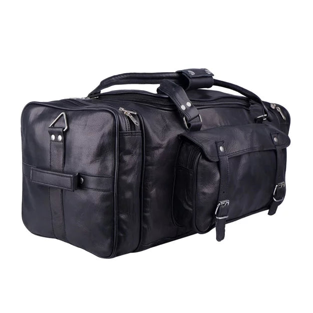 Overnight MaheTri Leather Bag Carry-on Women Travel 30" men For bag Weekender and Duffel Bag Duffel Sports