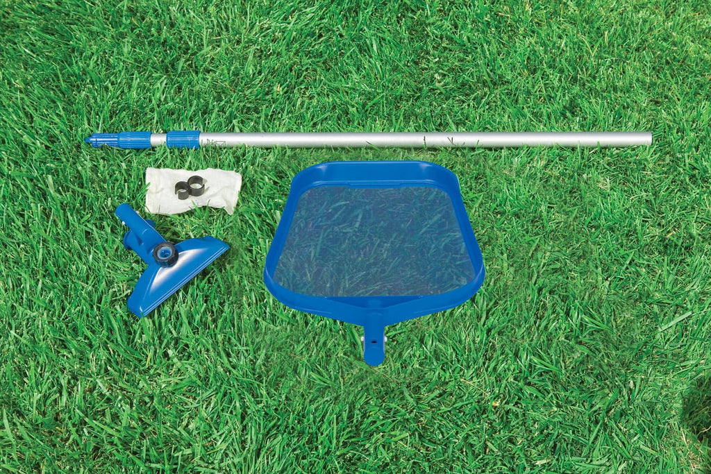 Cleaning Pump Intex with Swimming Filter Kit Pool Pack) Pool and Metal (2 Frame