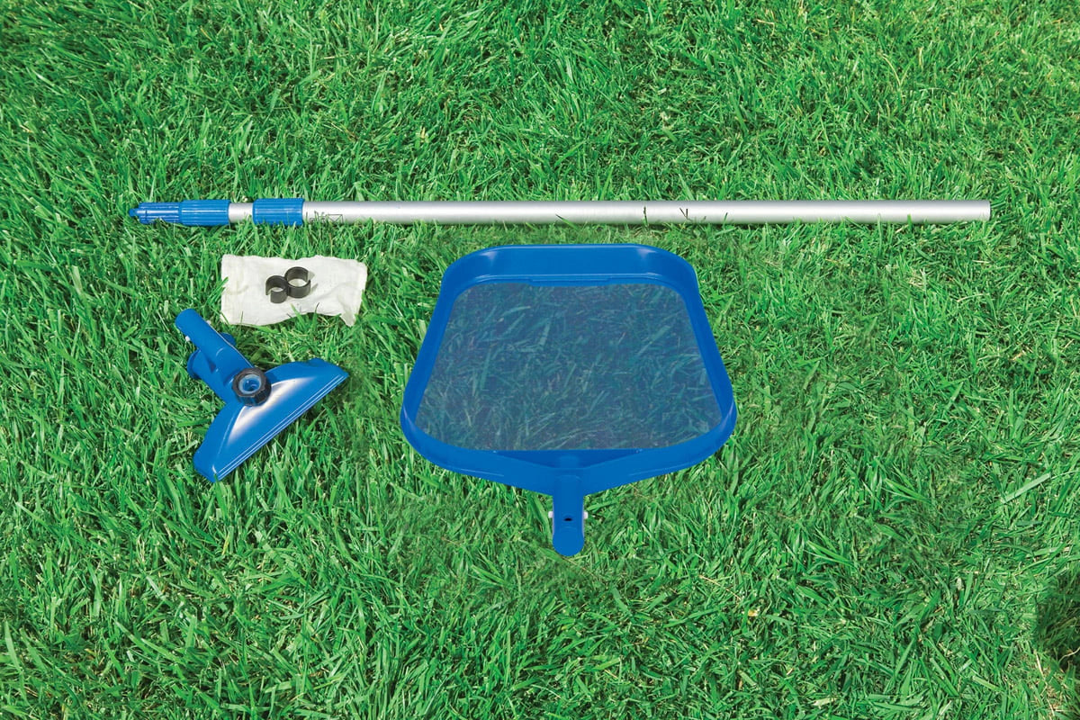 Cleaning Pump Intex with Swimming Filter Kit Pool Pack) Pool and Metal (2 Frame