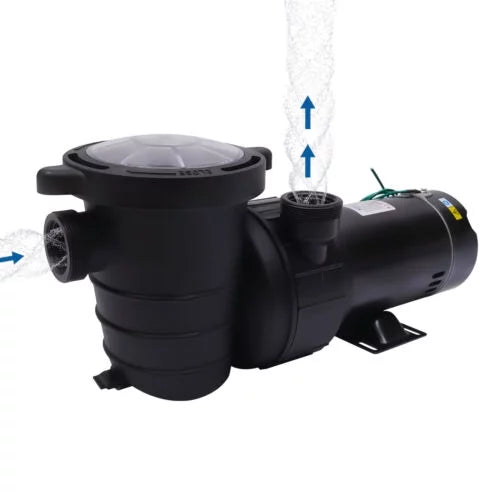 Strainer Pump Ground 5547GPH Swimming 1.5HP Motor 41FT Filter Pool w/ In/Above