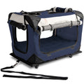 Zippers, Wheels, Crate Privacy Bed, Rolling Plush Travel Windows Soft Cat Sided, Detachable, PetLuv & Pull-Along & on Dog Carrier Locking