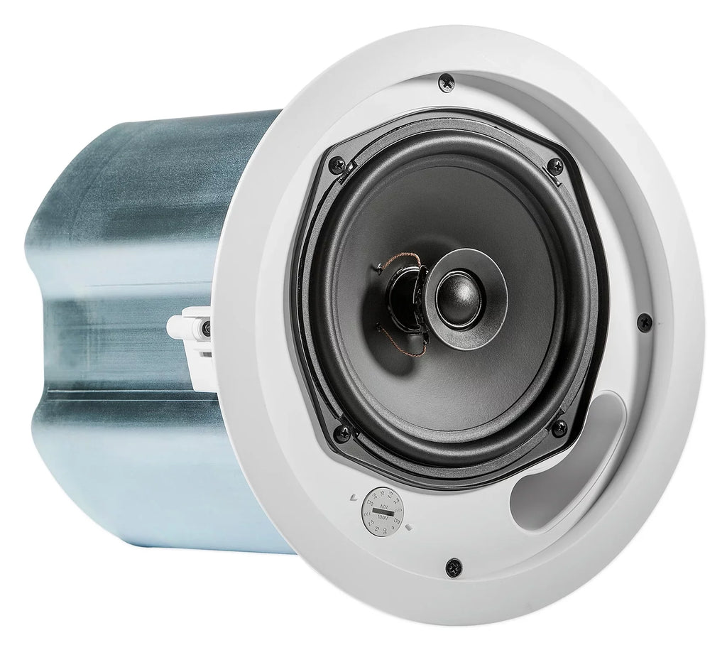 Speakers 6-Zone White JBL Restaurant/Bar/Cafe w/ Ceiling Amplifier+(10) Package