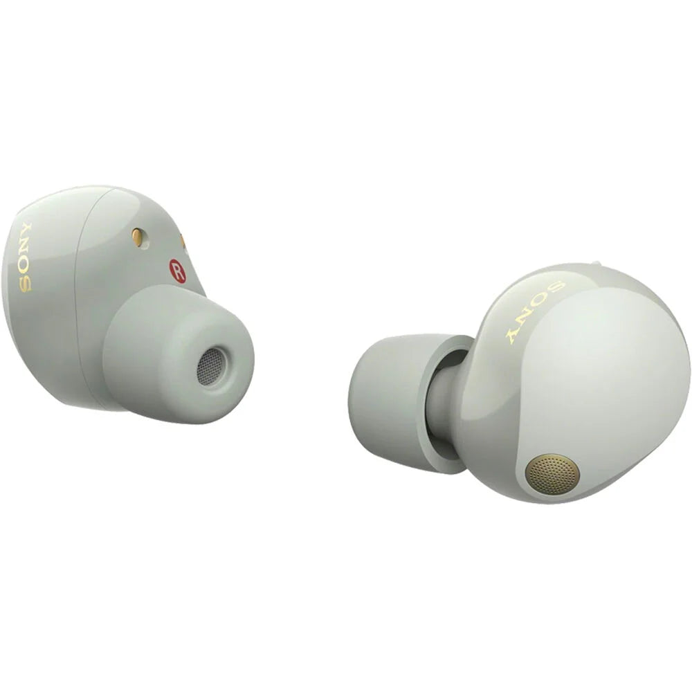 Wireless Noise 2 YR Bundle Canceling Earbuds (Silver) Sony with Warranty WF-1000XM5