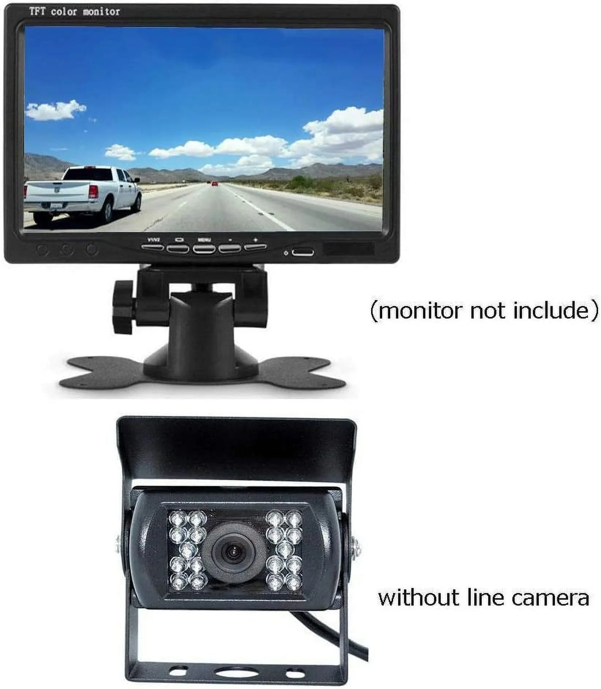 Duty Waterproof 12 Backup Camera Vision View Truck Camecho Heavy Vehicle 24V Backup Camera V Rear IR Night 18