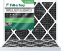 MERV (3-Pack) Carbon Filterbuy Activated Furnace HVAC AC Odor with 24x30x1 Filters Air 8 Pleated Eliminator