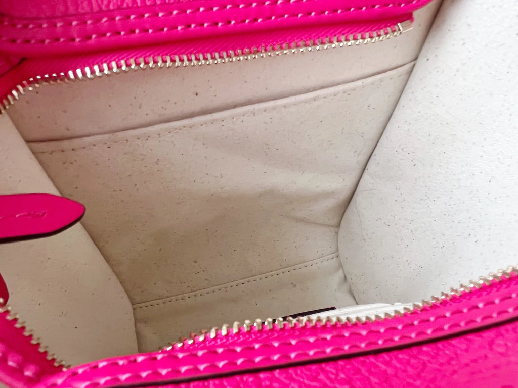 Bikini White Top Kate Mini Ella York New Tote Zip Pink Spade Logo Crossbody