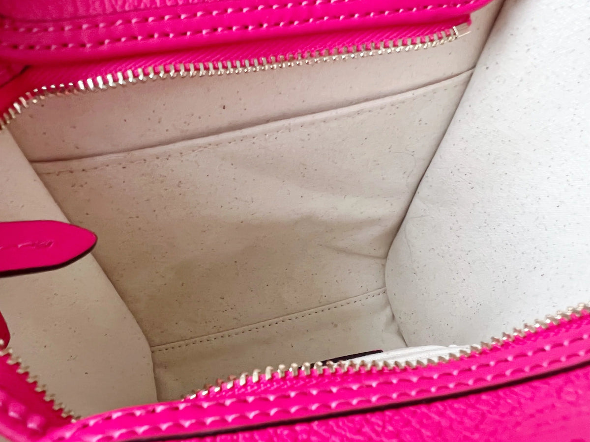 Bikini White Top Kate Mini Ella York New Tote Zip Pink Spade Logo Crossbody