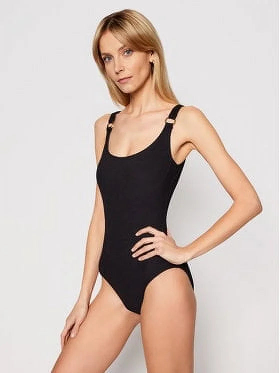 One-Piece BLACK Logo Underwire US 4 Swimsuit, Kors Michael