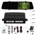 Dual Cam Dash Camera,Camera Camera 4.3 Inch Dazzduo Screen 4.3 Reco Inch Reverse Dash Rear DVR Dash Inch Rear Reverse 4 Radars 1080P Dash Dual Radars Support Screen Rear Rear Camera Radars