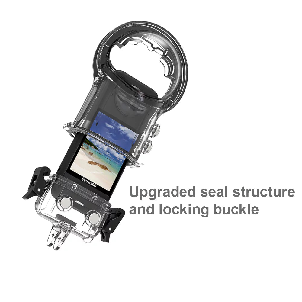 Silicone Diving Dive Cover Protective Case, Housing, Sports Panoramic Radirus Cover, Camera Lens Waterproof 50M, Underwater