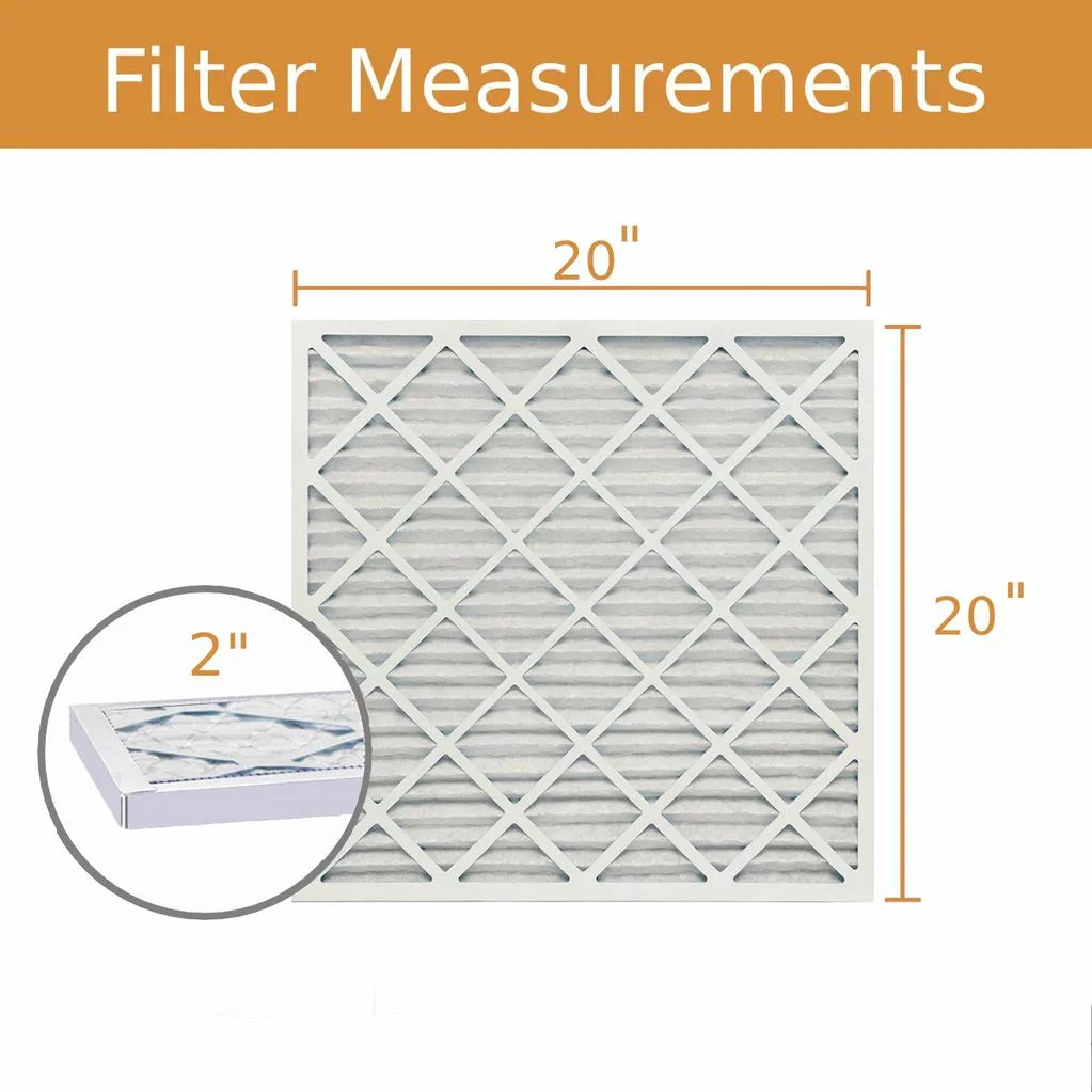 Pack) MERV - Air Pleated (6 Filter 20x20x2 Purolator / Air Guard 8
