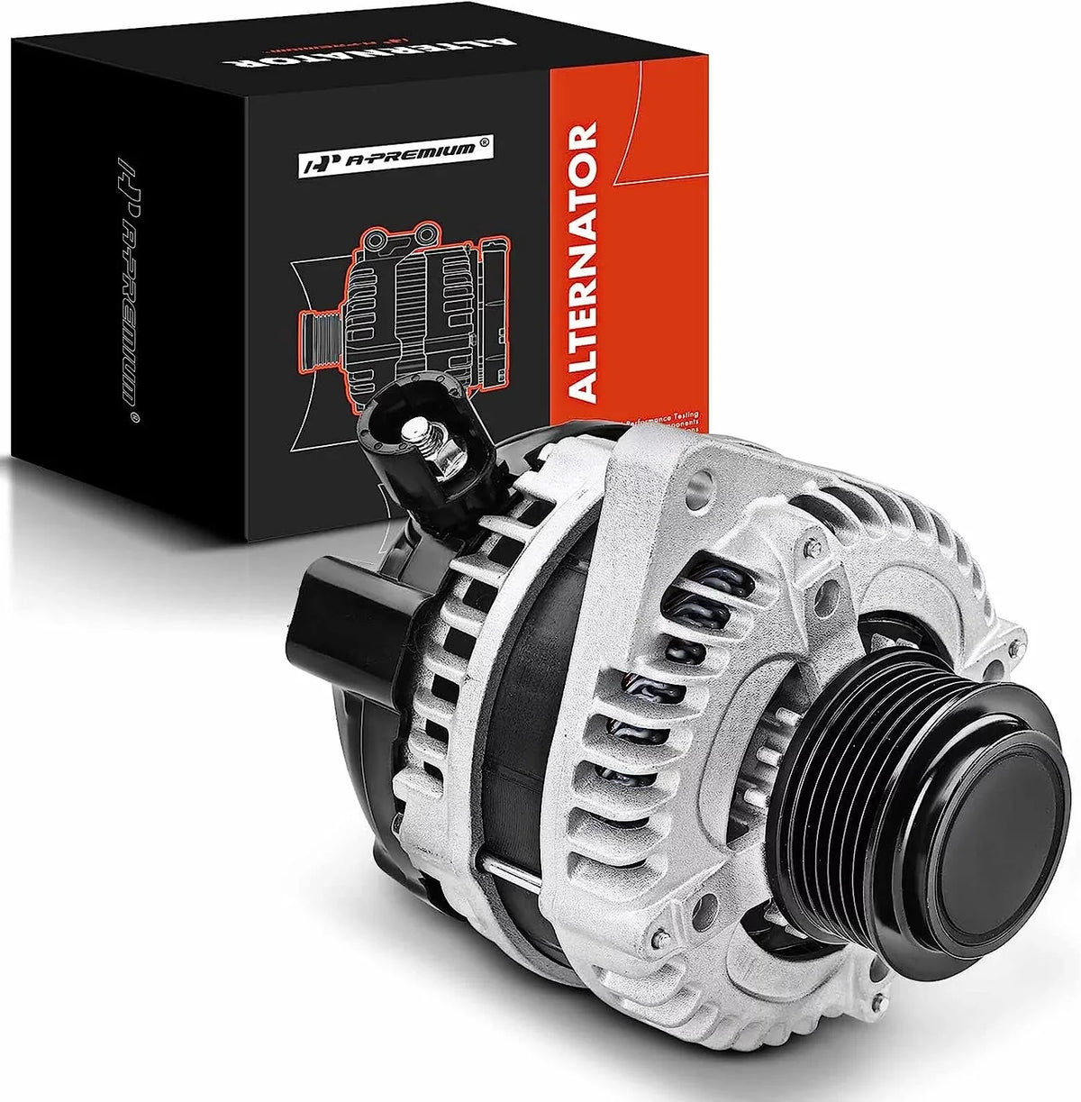 Replace# V6 2012-2015, Honda with 2011-2013, Pulley, Compatible Alternator 3.5L, 12V A-Premium CW 130Amp Ridgeline 2012-2014, 6-Groove Pilot 31100-RV0-A01 Odyssey