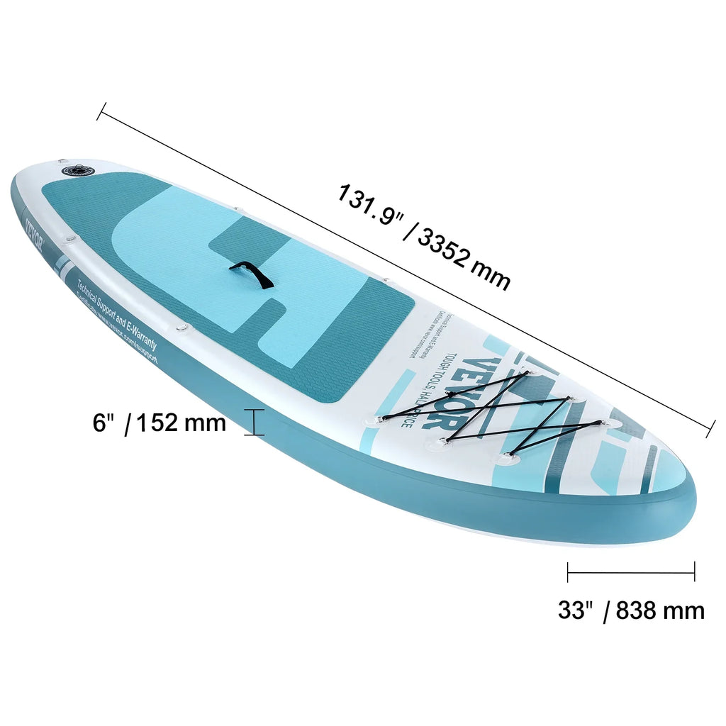 Board Board SKYSHALO with 11' Sup Paddle Up Inflatable Paddle Accessory Stand Surf