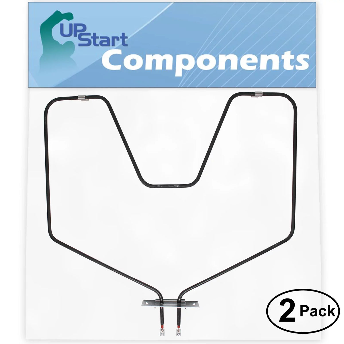 Oven Electric Compatible General Element 2-Pack Bake Electric Heating - Replacement RC537*W2 General Element for with WB44X5082