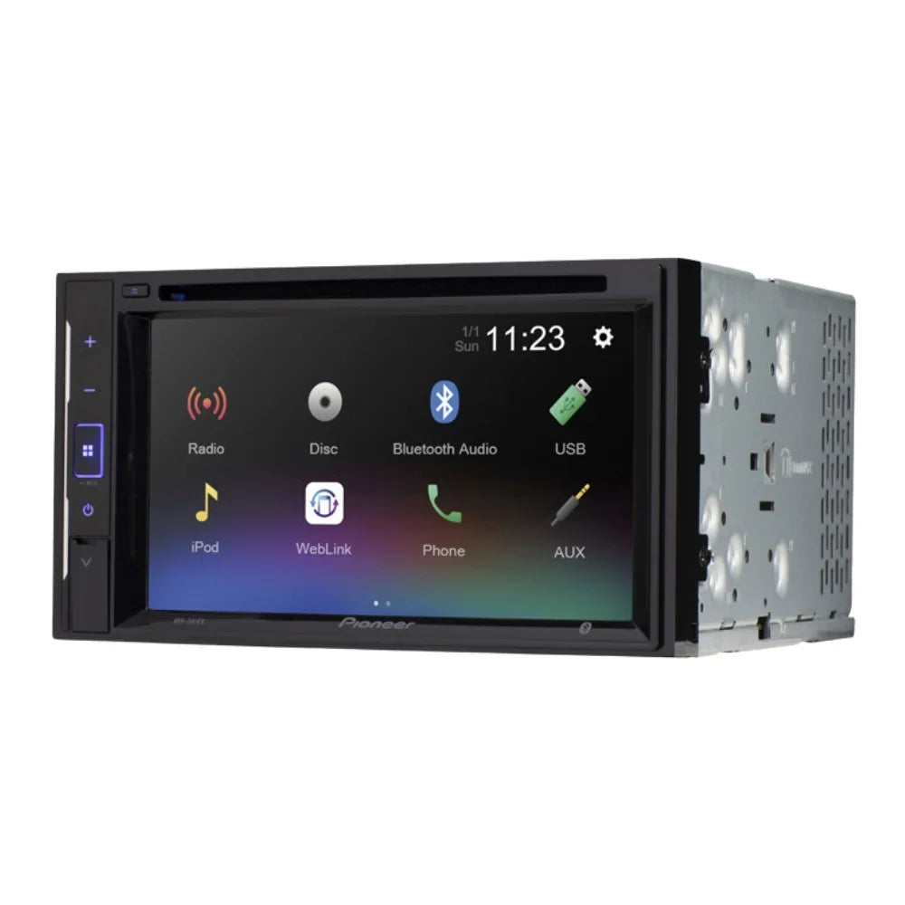 Canyon with Kit/in-Dash GMC Bluetooth/Backup 6.2" AM/FM W/ Receiver Camera/Installation Pioneer Stereo Digital Car KIT4862 AVH-241EX Touchscreen 2004-2012 Double Bundle Media DVD/CD DIN for