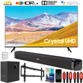 Ultra Samsung TV) 4K Home Bundle(UN65TU8000FXZA Theater 65 Deco UN65TU8000 TV LED HD Gear Inch (2020) TU8000 65" with