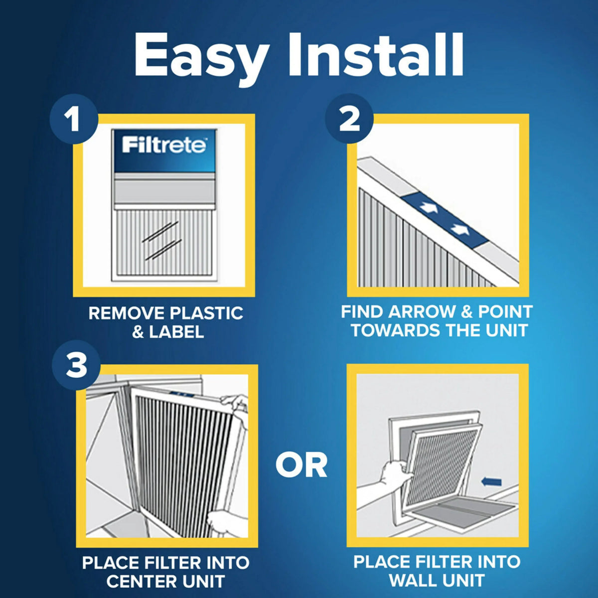 Advanced Filter, 12, 12x12x1 Reduction, Air 1500 Filters MPR MERV Allergen 4 Filtrete