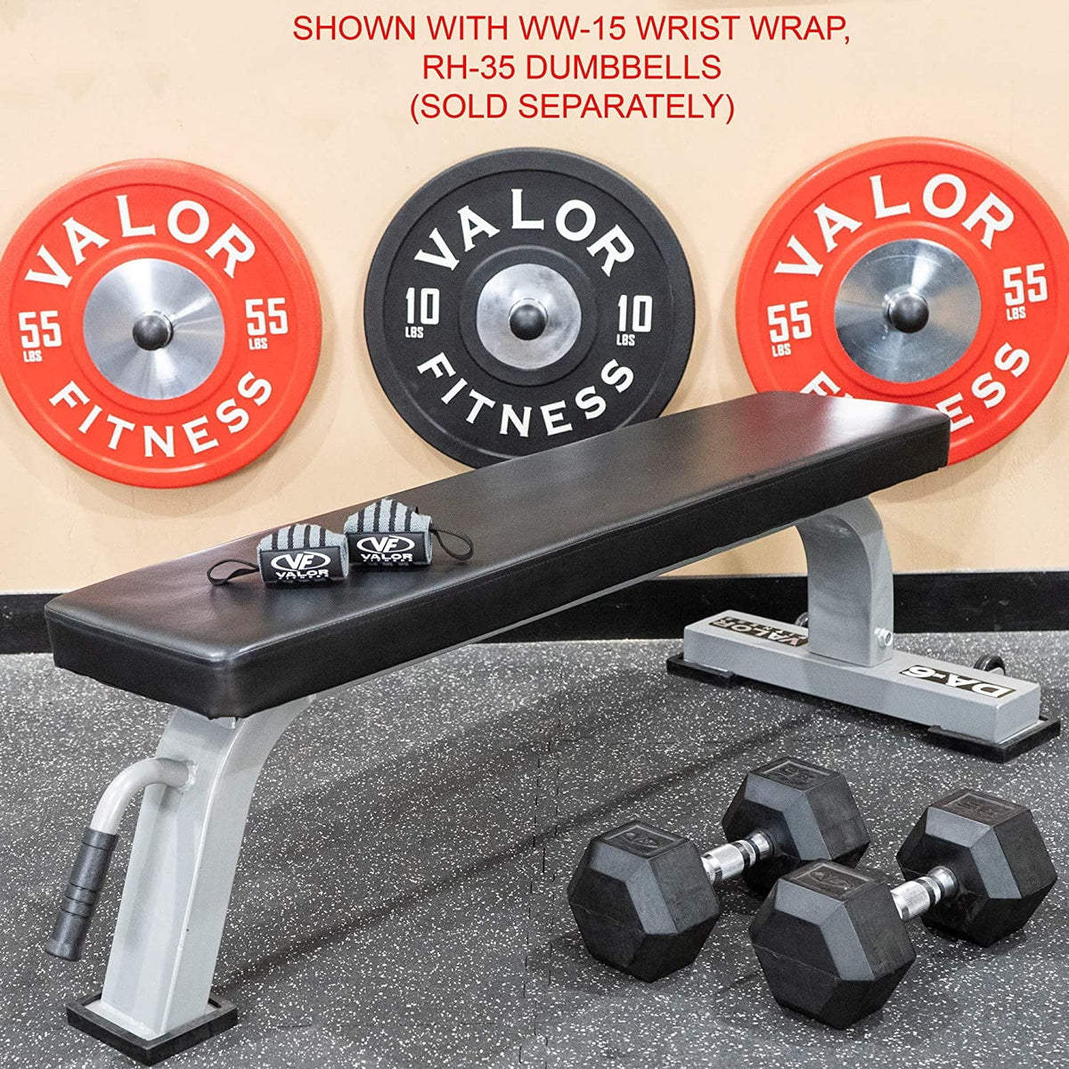 High Steel And - With Padding Flat Bench Gym Home Weight Frame Flat Solid For Great Bench Benches Density Workout Or -