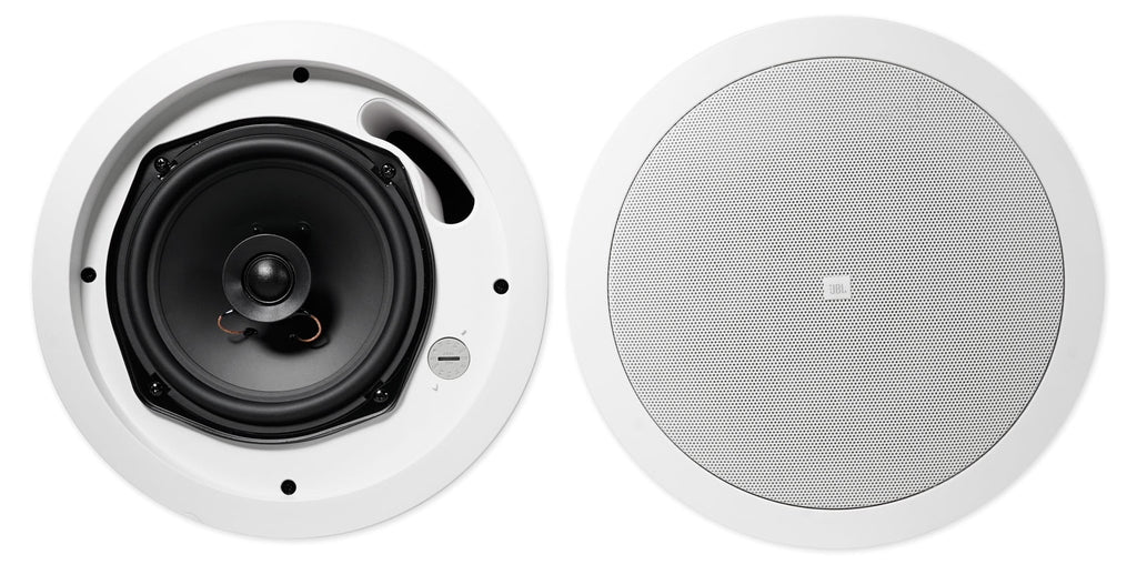 Speakers 6-Zone White JBL Restaurant/Bar/Cafe w/ Ceiling Amplifier+(10) Package