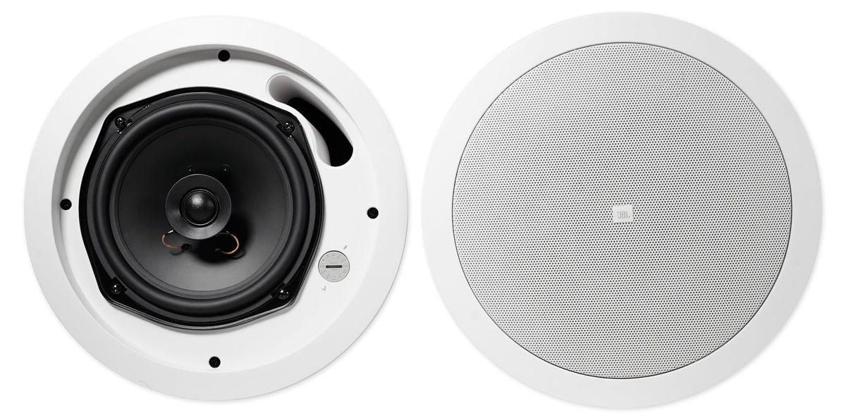 Speakers 6-Zone White JBL Restaurant/Bar/Cafe w/ Ceiling Amplifier+(10) Package