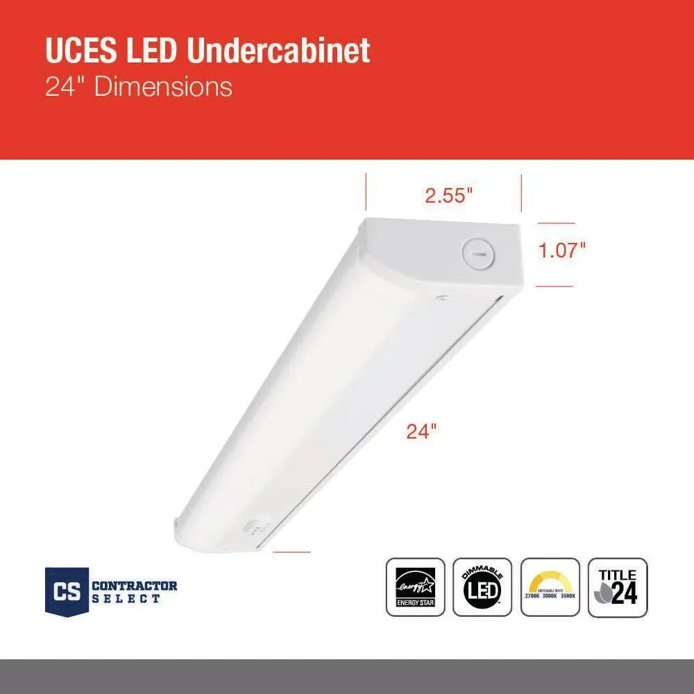 Uces Integrated 24In 24" Switchable Contractor 90Cri M6 Cct Juno Uces Sww6 Lighting Select