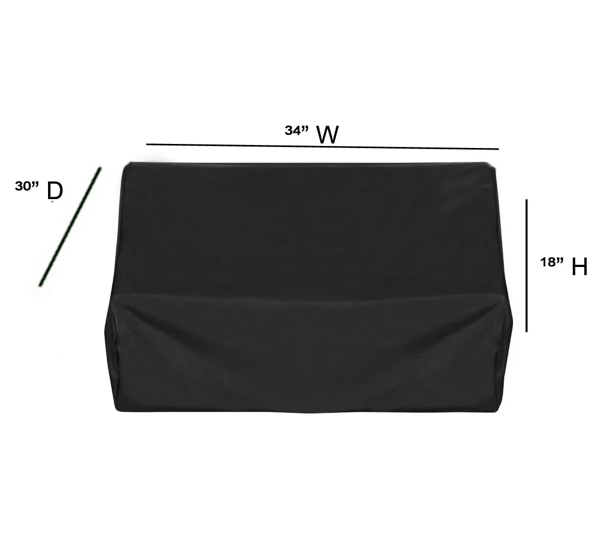 in Gas 30D 18H for Grill. 34W x Cover inches Any x BBQ Built Outdoor Grill Barbecue