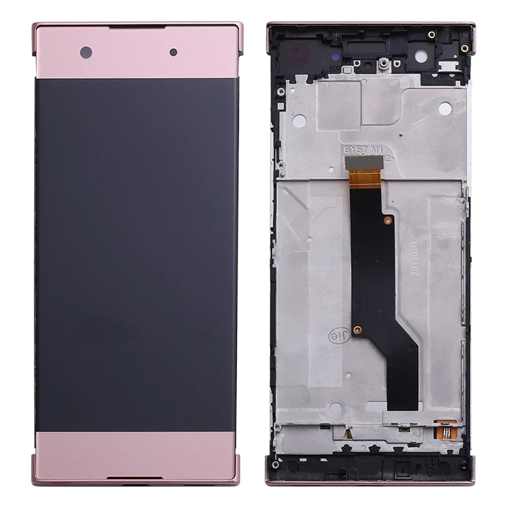G3112 Parts LCD Assembly Frame Sony with Cellphone OEM Digitizer Repair G3116 Screen XA1 Full for Xperia G3121