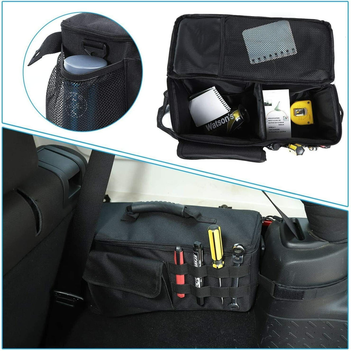 Trunk Side Pockets Rear Storage Teledu Bag Organizer