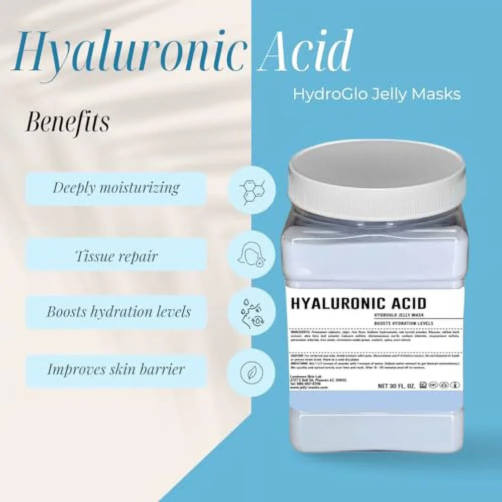 Pack Hyaluronic - Facial Spot Anti-Aging, off Skin & All Mask, Suitable Mask Jelly Reducing 30 Dark Types Natural Skin Lab Treatment Acid Professional Skin | - for Peel oz Luminous fl