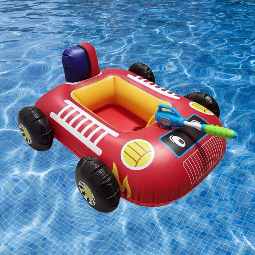 Floats Red for Design Pool Cartoon Raft Kids Beach Floats Squirt with Pool Car Water