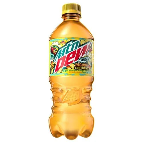 Flavors Oz (24) Mtn 20 - Bottle Baja Lemonade, Dew Laguna Baja