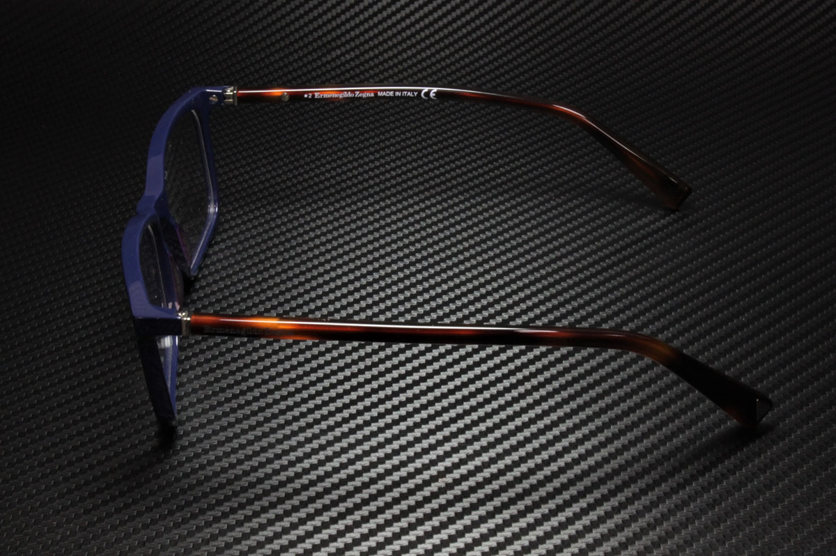 Men's Demo 090 Ermenegildo 56 Square Zegna EZ5027 Eyeglasses