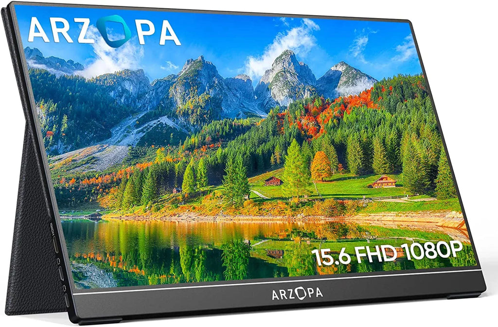 Monitor - 1080P Display GAMUT HDMI Laptop IPS External Screen FHD A1 Computer Monitor USB 15.6'' C Portable Arzopa Portable