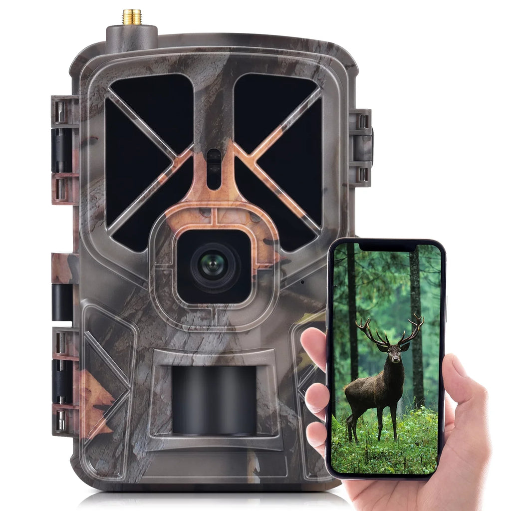 Wireless Vision 36MP Trail and Waterproof Farm Camera Camera Andoer 4G/LTE Wildlife Infrared Night Camera Animal Game